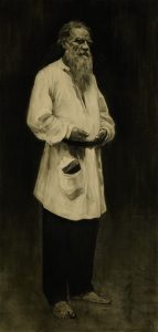 Repin, Porträt von Leo Tolstoi, Auktion München