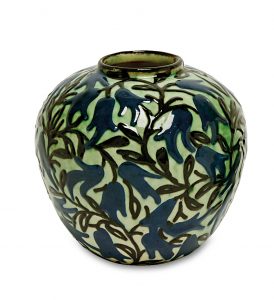 Jugendstil-Keramik: Vase von Max Laeuger, Tonwerke Kandern, versteigert in München in der Auktion am 30. Juni 2017 bei Scheublein Art & Auktionen