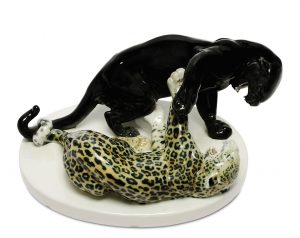 Meissen Rudolf Löhner Panther Leopard Auktion München Scheublein