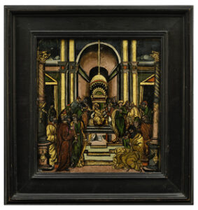Hinterglasbild 16. Jh. Auktion München SCHEUBLEIN 