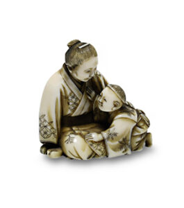 Netsuke Elfenbein Meiji Auktion München Scheublein.