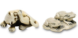 Netsuke Elfenbein Meiji Auktion München Scheublein.