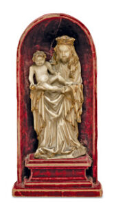 Madonna Flandern Alabaster Auktion München Scheublein 