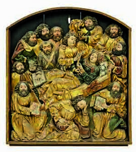 Marientod Lindenholz Auktion München Scheublein